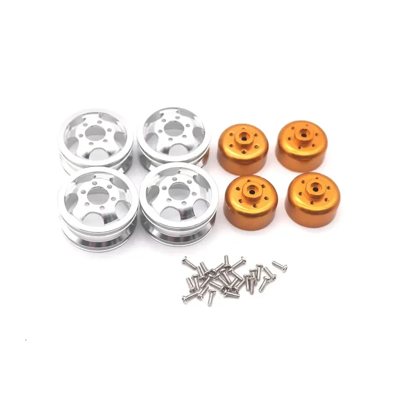 Upgrade Metal Wheel Rim Kit for WPL JJRC with Screws RC Truck RC Car Parts