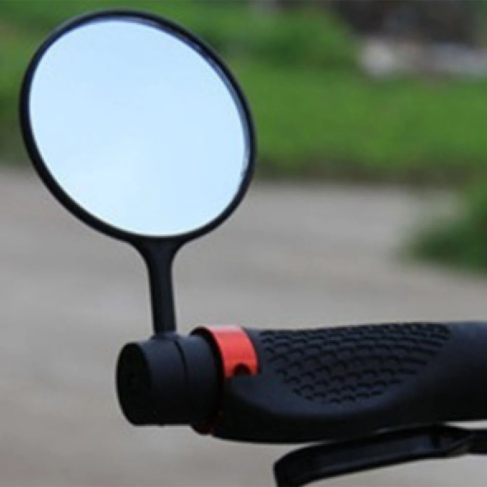 

Pair of Universal Adjustable Handlebar Rearview Mirror 360 Degrees Bike Motorcycle Cycling Handlebar Plug Flexible Rear Sigh