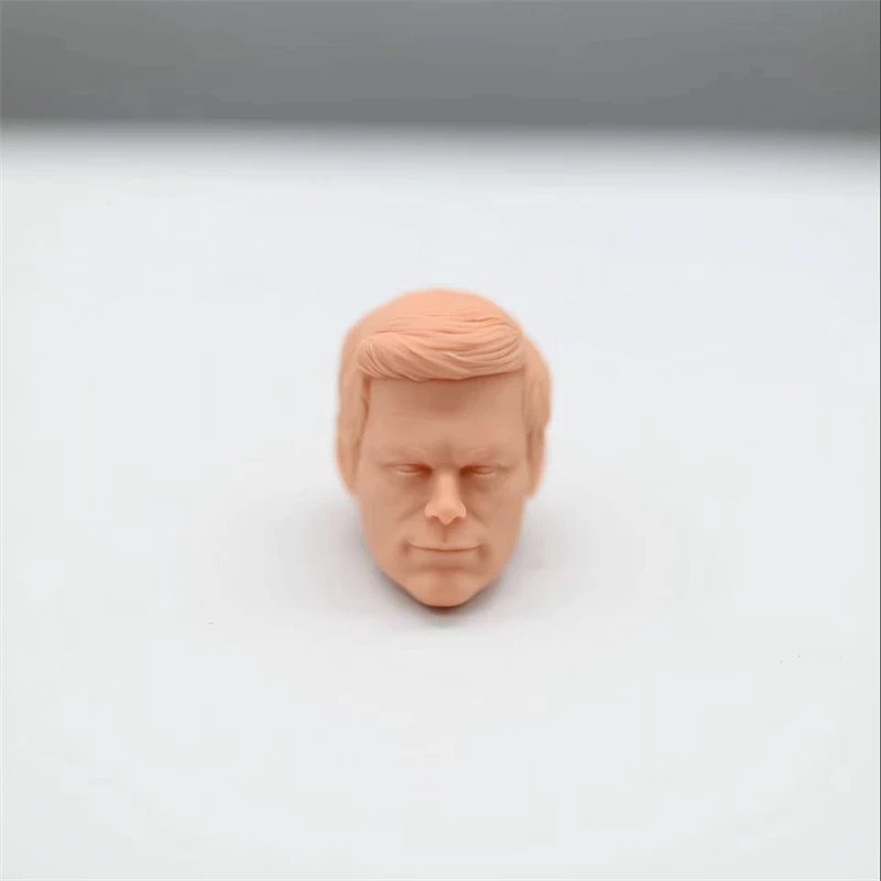 1/12 Scale Dexter Morgan Head Sculpt Unpainted Fit 6