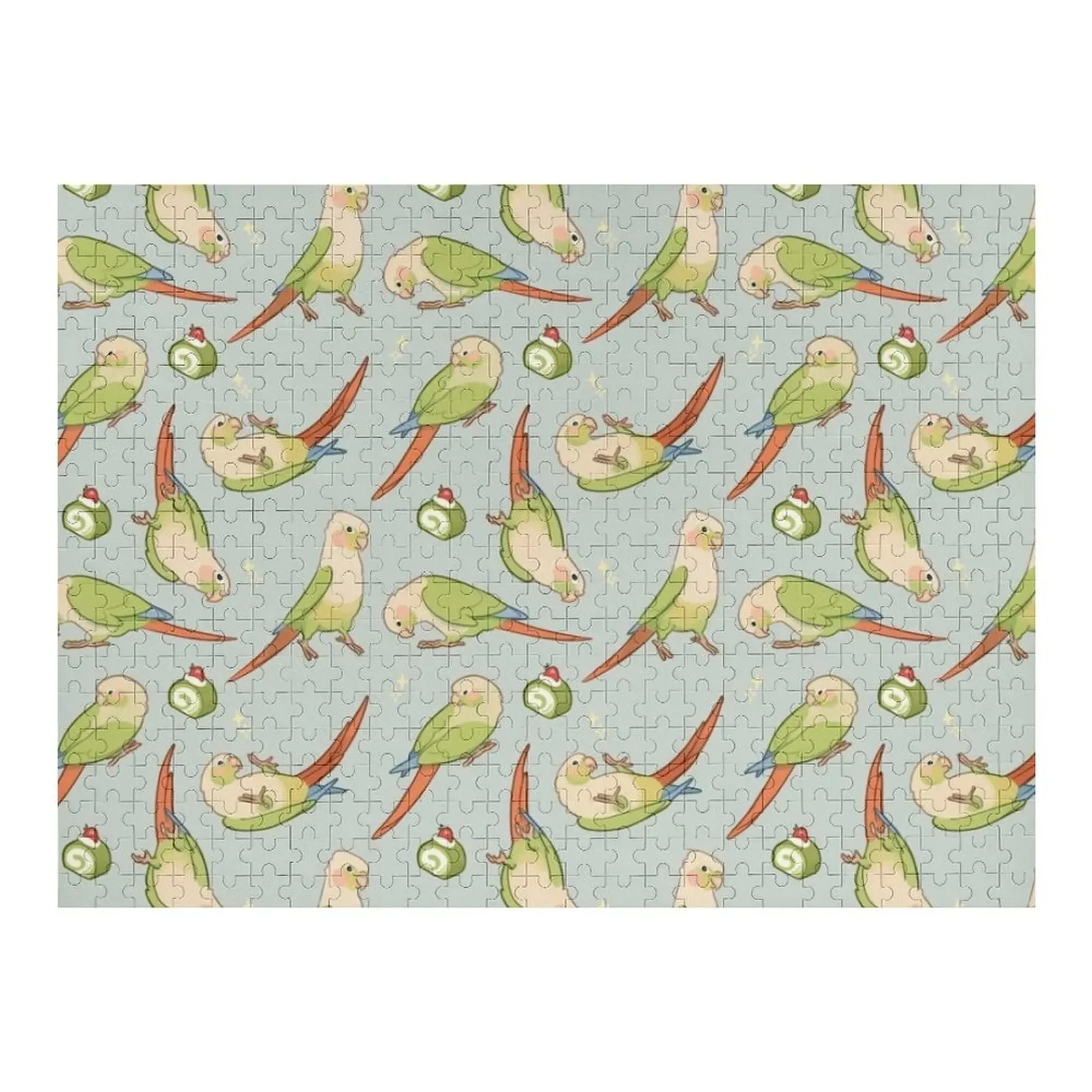 Freche Conures – Zimtfarben Puzzle, Kunstwerke, personalisiertes Spielzeugpuzzle