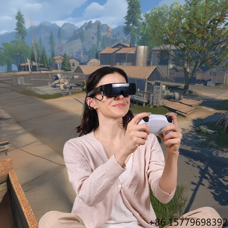 

4K Ultra Clear Large Display Replaces Computer Screens, Smart Audio Intelligent Glasses for Movie Gaming