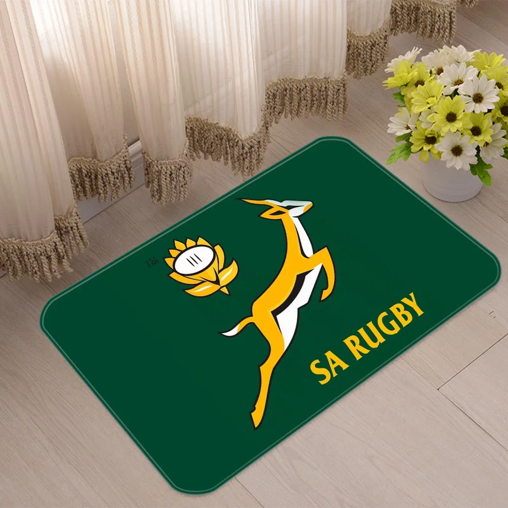 South AfricaS SpringbokS Rug for Bedroom Mats Goods for Home Decor Items Kitchen Mat Floor Mat Room Welcome Offers Door Carpet