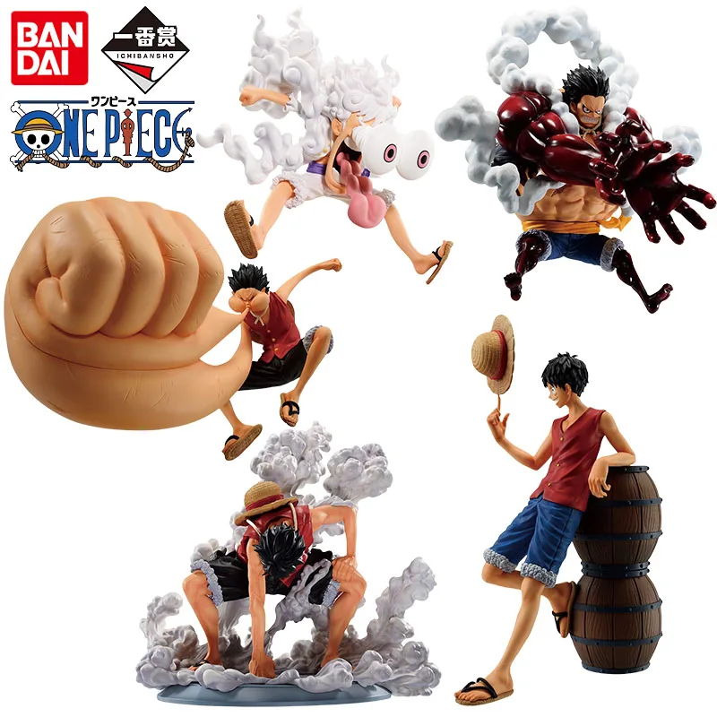 Bandai Genuine Ichiban ONE PIECE Anime Figure Monkey D. Luffy Action Toys for Boys Girls Kids Christmas Gift Collectible Model