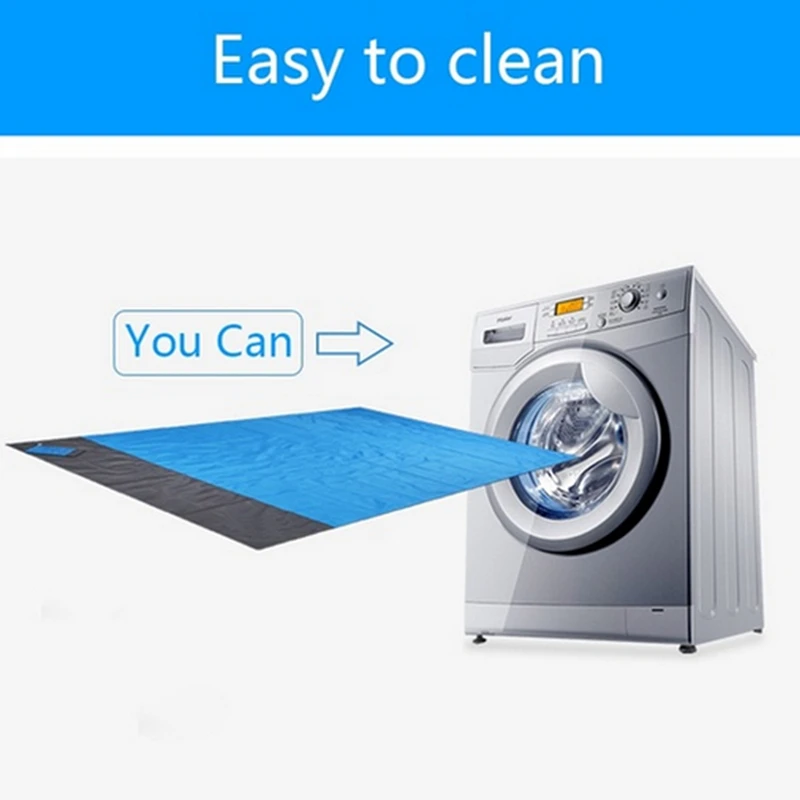 مقاوم للماء شاطئ حصيرة الرمال الحرة بطانية التخييم في الهواء الطلق خيمة غطاء قابل للطي الفراش جيب نزهة الشمس حمام الشاطئ حصيرة كرسي