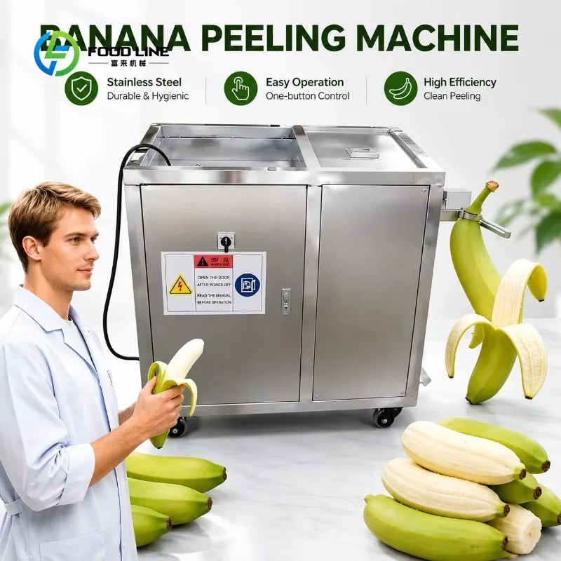 Customized Green Banana Peeling Machine Plantain Peeler Commercial Kitchen Fruit Vegetable Processing Equipment Device Appliance