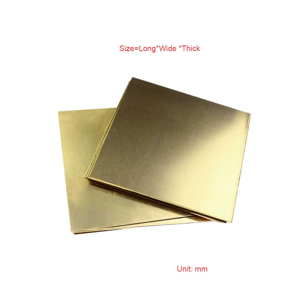 

H62 Brass Plate Material Engraving Pure Copper Block Metal Parts Processing Customization