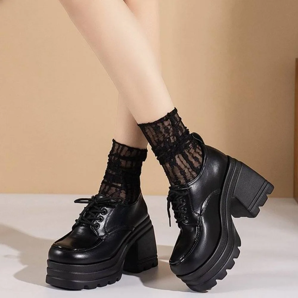 2026 35-42 size women's shoes 41 British style autumn small leather shoes for women's high school student Mary Jane single shoes