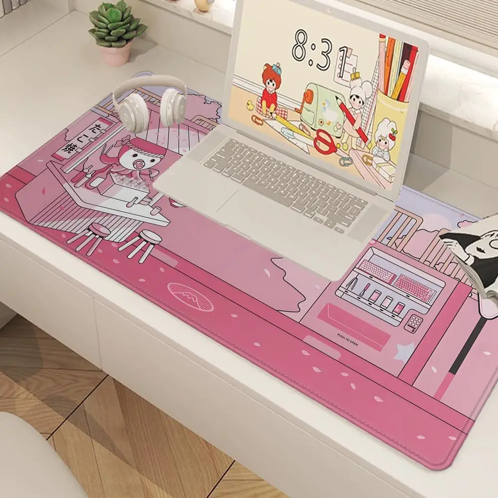 Takoyaki Mouse Pad Multiple sizes Large Square Computer Office Game Table Mats Rubber Anti-slip Mousepads Big Decor Desk Pads