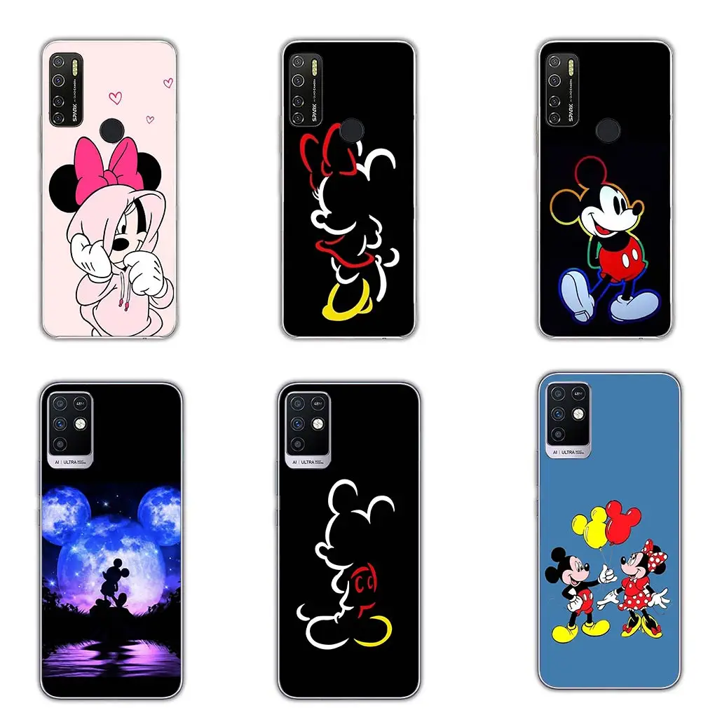 Anime Mickeys Mouses Minnies Phone Cover for Motorola Moto G04 G71 G73 G32 G34 G52 G8 G7 G9 G24 Power One Fusion Plus Soft Case