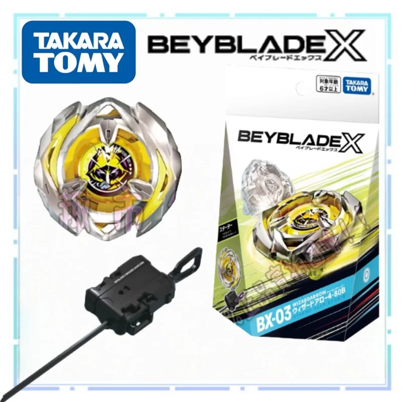 Подлинная игрушка TOMY BEYBLADE X Series BX-03 с пусковой установкой, настольная боевая игра, коллекция периферийных устройств, подарки Подлинная игрушка TOMY BEYBLADE X Series BX-03 с пусковой установкой, настольная боевая игра, коллекция периферийных устройств, подарки