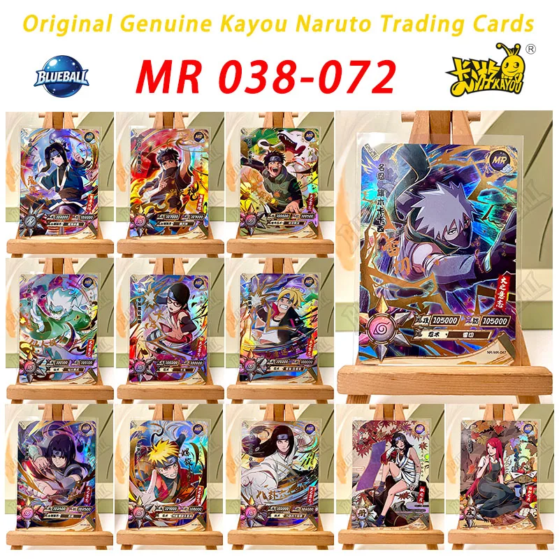 Tarjeta KAYOU MR serie 38~72 NARUTO Uzumaki Naruto Haruno Sakura, tarjeta de colección rara, juego de cartas, regalo de Navidad o cumpleaños, juguetes para niños