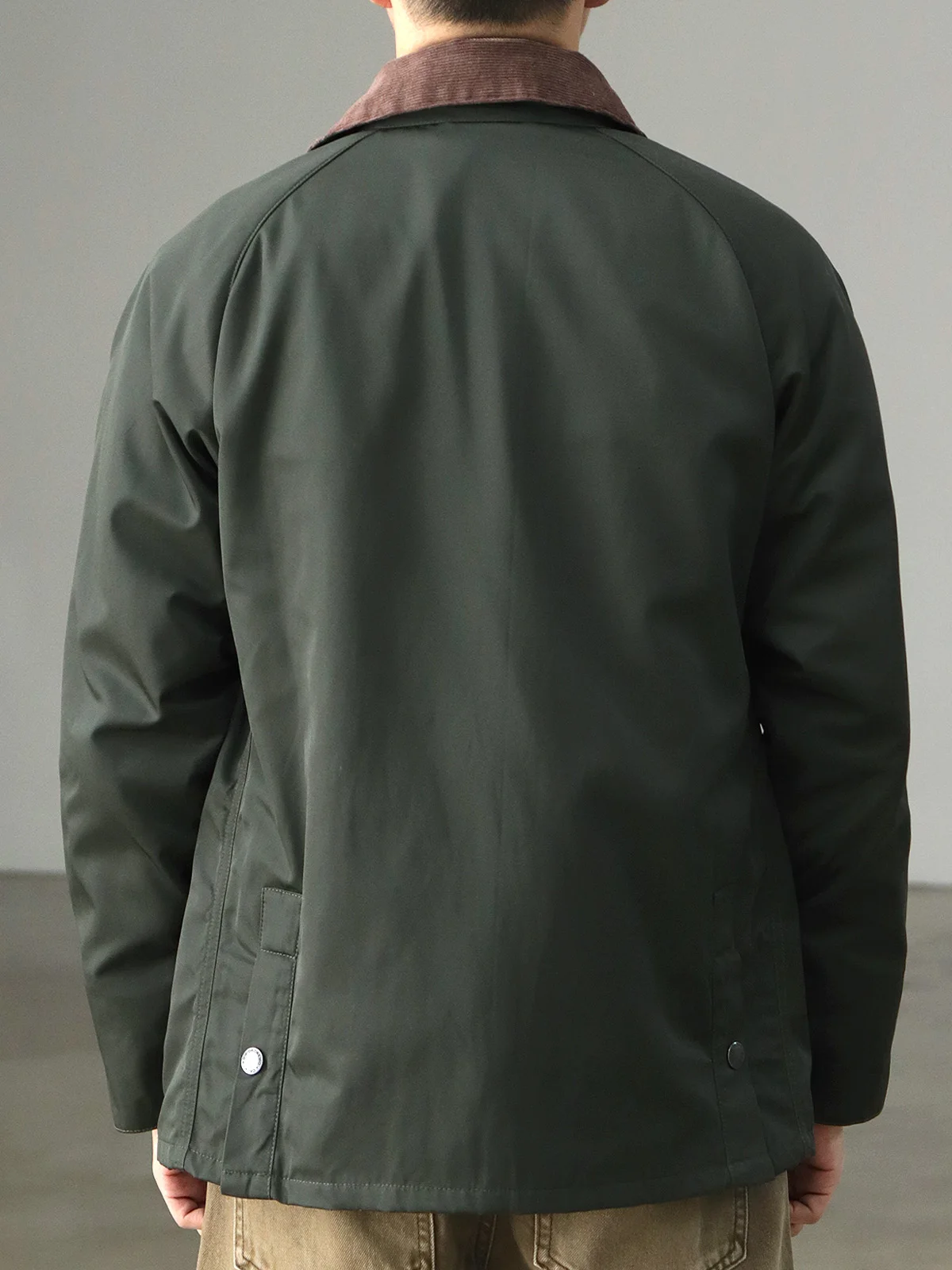 

Винтажная рабочая одежда, масляный воск, джет, американский камуфляж, вельветовое охотничье пальто с отложным воротником, мужское весенне-осеннее полиэстеровое пальто