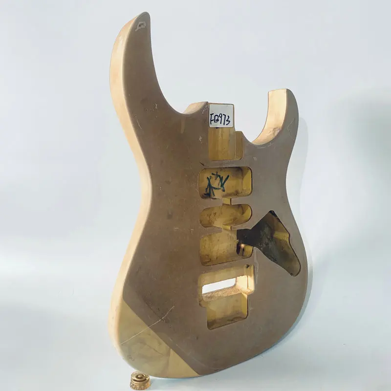 FB973 Floyd Rose Electric Guitar Unfinished Version 6 String Guitar Body in Solid Basswood Custom Order DIY Replace Parts