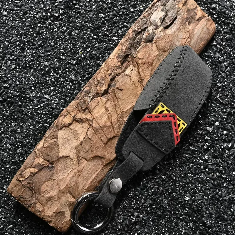 for Mercedes-Benz New E-Class E200 E300L C260 Key Case Little Monster Alcantara Flip Fur Key Cover Set