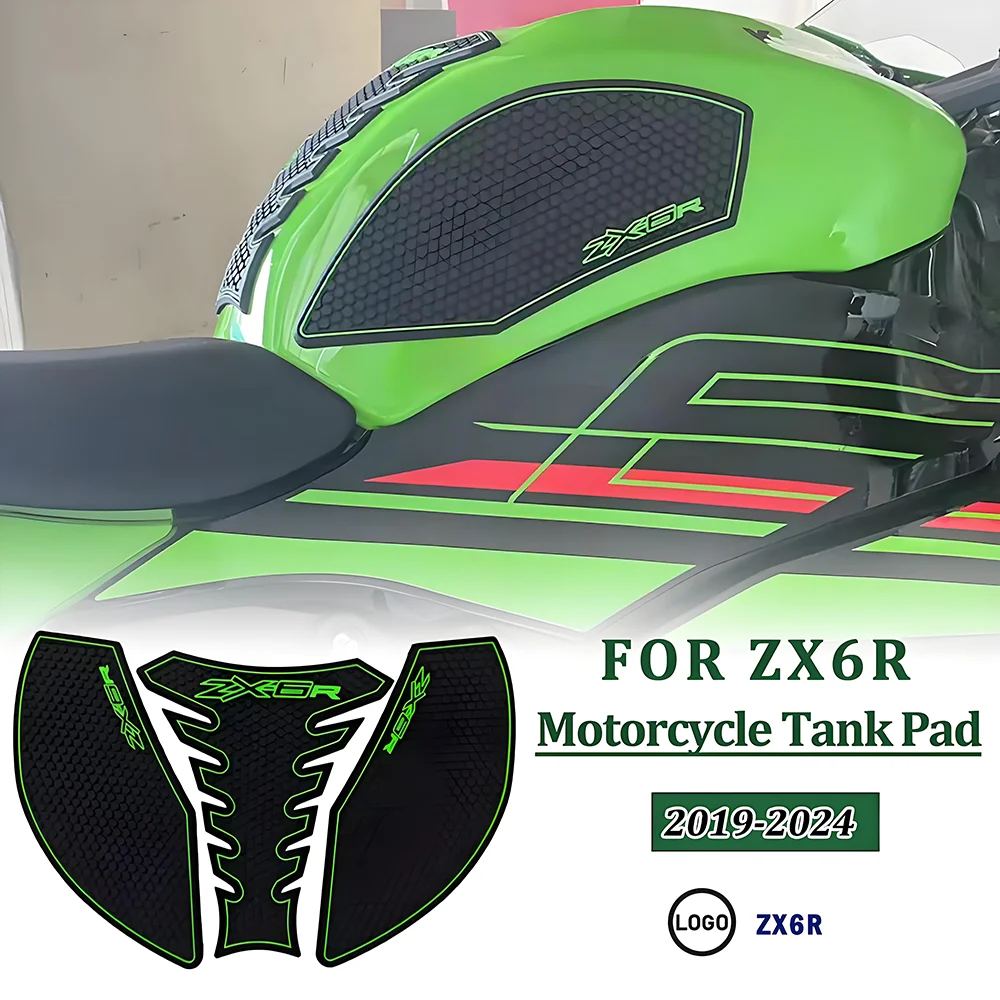 tank pad 2024 ZX6R For Ninja ZX6R ZX 6R 2019-2024 Side Decals Anti Slip Tank Pad Stickers