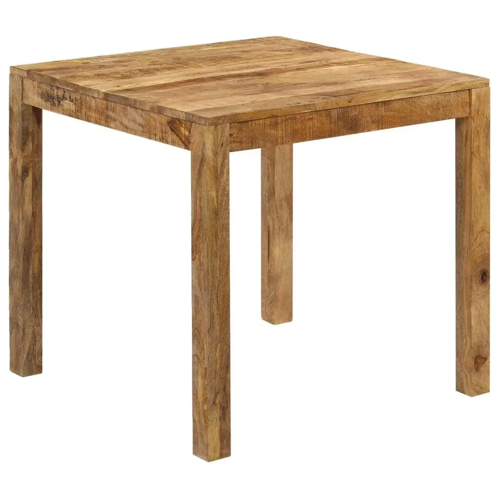 Solid Mango Wood Dining Table 32.3x31.5x29.9 - Stylish and Durable Furniture for Your Home