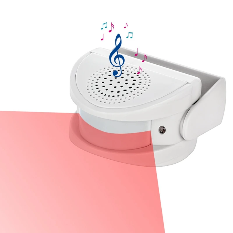 Wireless Guest Alarm Door Bell PIR Motion Sensor Bell For Shop Entry Company Security Protection Alarm Doorbell