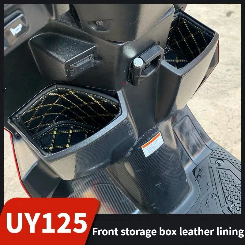 Motorcycle Front Storage Box Lining Suitable for Suzuki UY125 UUU125 Storage Box Leather Lining Waterproof and Dustproof