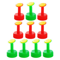 10Pcs Plastic Bottle Cap Watering Nozzle Sprinkler Heads Flower Watering Kettle Garden Irrigation Spray Nozzles for Plants