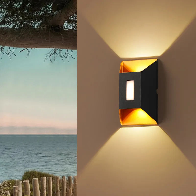 

Outdoor wall lamp waterproof courtyard exterior wall corridor staircase creative lamp modern LED outdoor minimalist wall lamp