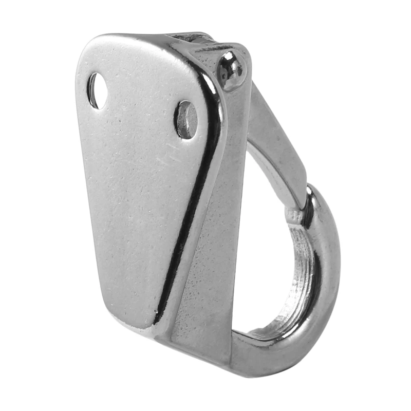 Marine Boat Fender Hooks Stainless Steel Spring Snap Type Fender Fending Hook Hanger 2 Pcs image 6