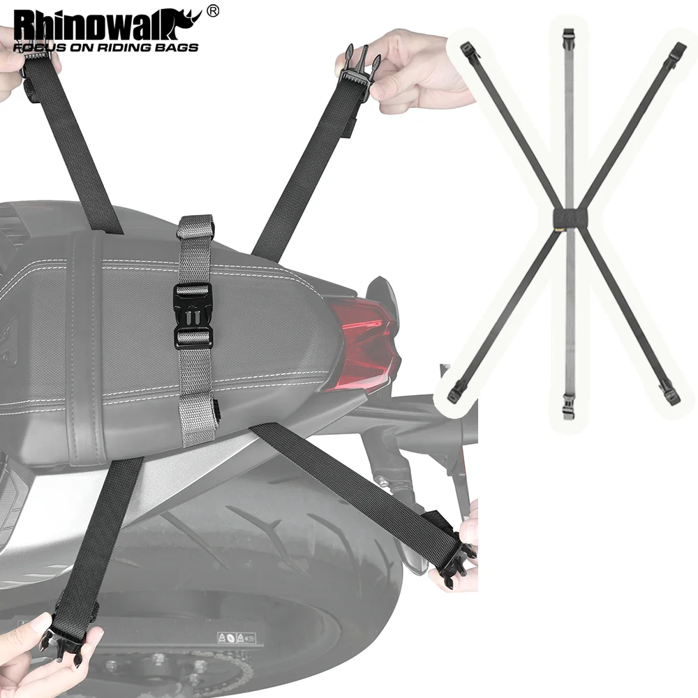

Монтажный ремень для мотоциклетной сумки Rhinowalk, подходит для MT2335 MT21610/20/30 MT2208/15/30, задние ремни для седельной сумки, пряжка 2,5 см
