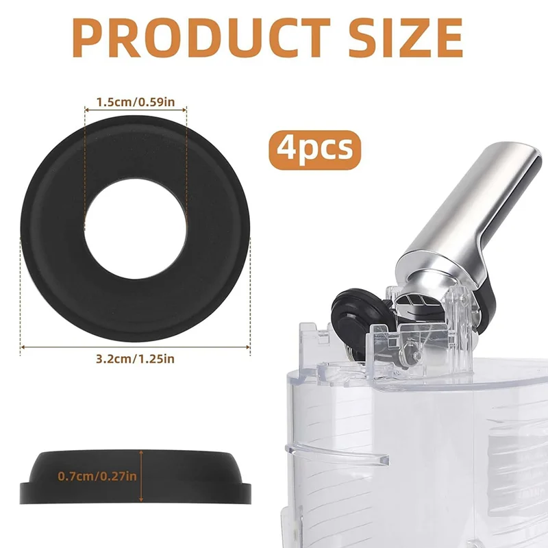 A03F-استبدال السدادات 10 قطعة Ilicone مانعة للتسرب للنينجا Slushi FS301/FS301C ماكينة صنع المشروبات المجمدة صنبور المقابس