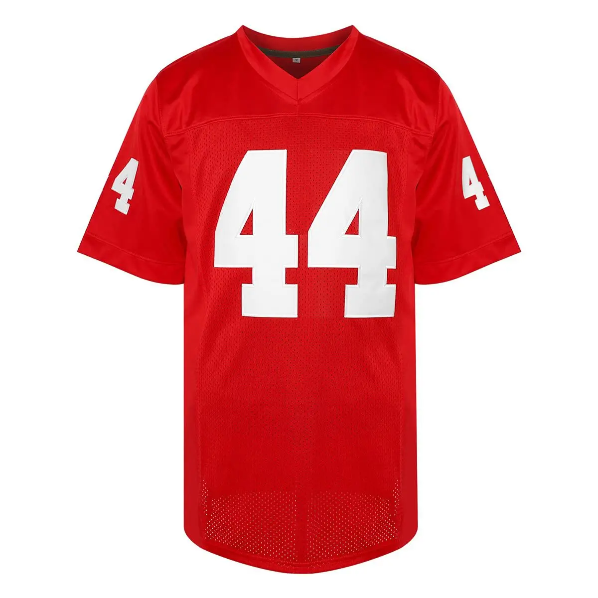 Film #44 forrest gump Fußball trikot Sport hemd Cosplay Herren Fußball trikots rote Tops Logo Näh stickerei