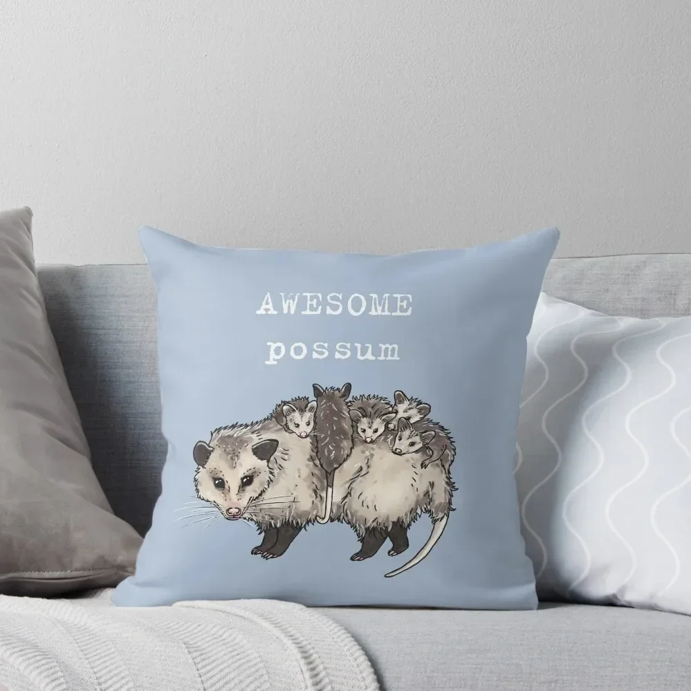 Possum - Animal series Throw Pillow Christmas Covers For Cushions Pillow Case Pillow