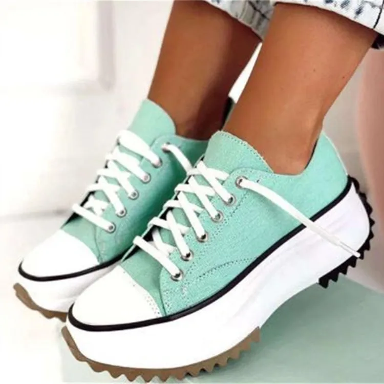 Spring Summer New Casual Sports Canvas Women Shoes 2023 Platform Running Sneakers Lady Flats Walking Sandals Hiking Women Shoes