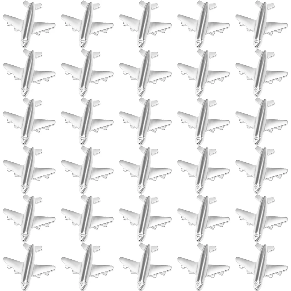 30 Pcs Aircraft Pushpin Plane Tacks Decorate Metal Thumb Office Thumbtacks for Bulletin Board