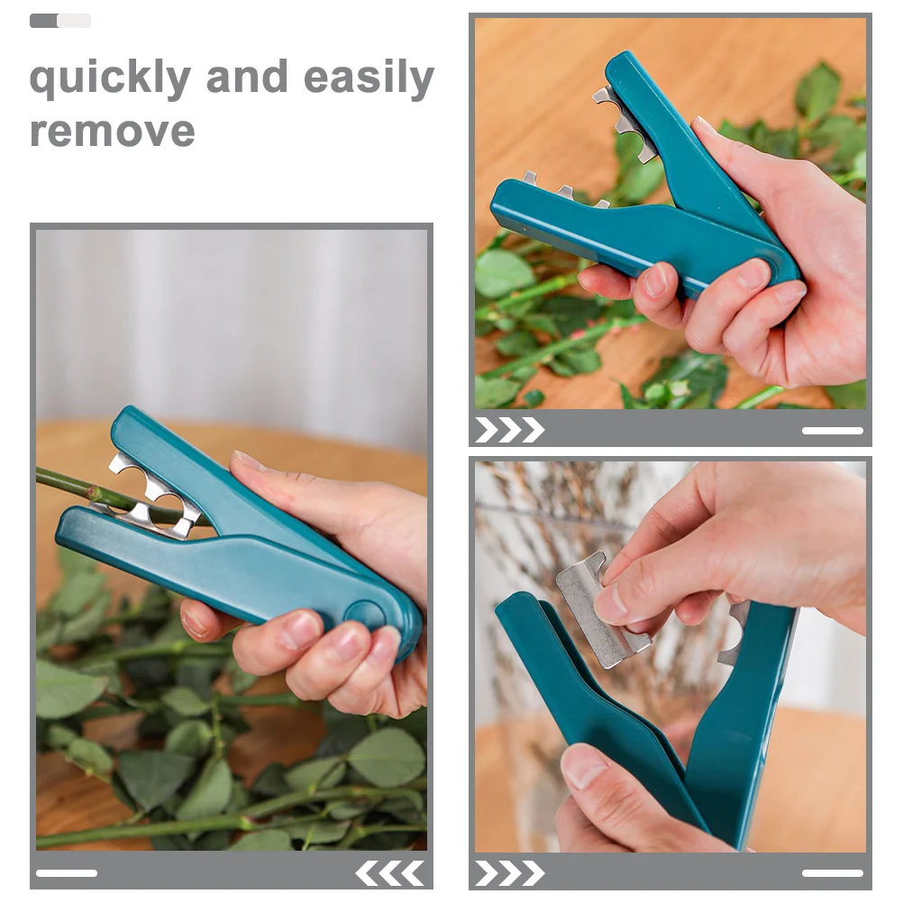 2 Pcs Plant Rose Flower Pliers Lightbulb on Shade Metal Removing Thorns from Roses