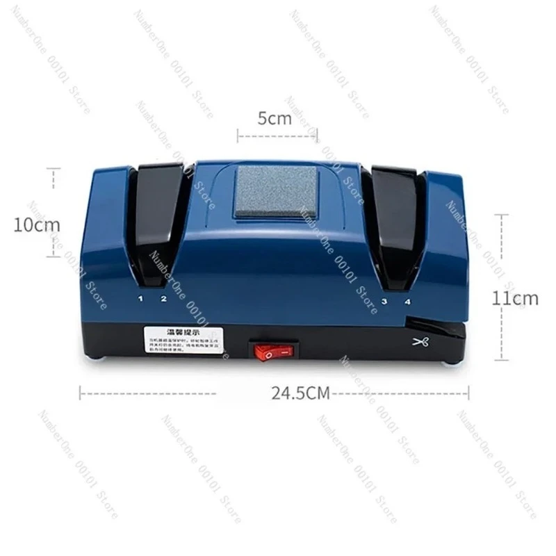 220V Household Electric Knife Sharpener, High Precision Fast Automatic Sharpening Machine 60W 2800RPM