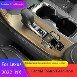 Car Central Control Shift Panel FOR 2022 Lexus NX250 NX350 nx350h nx450h ABS Rear Anti-Kick Panel Frame Interior Trim