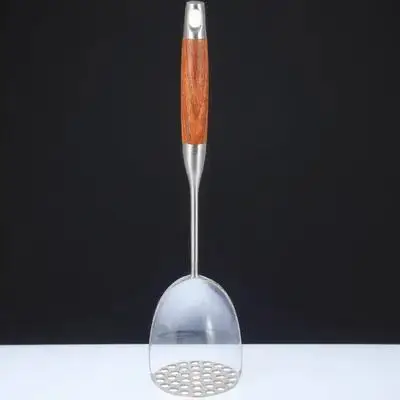 

1Pcs Potato Masher Stainless Steel Presser Comfortable Grip Portable Design for Mashing Potatoes Sweet Potatoes Yams Pumpkin