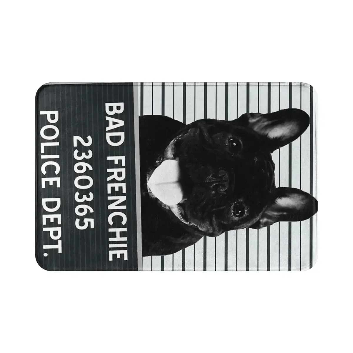 French Bulldog Pet Dog Lover Non-slip Doormat Living Room Mat Frenchie Mug Shot Hallway Carpet Welcome Rug Home Decor