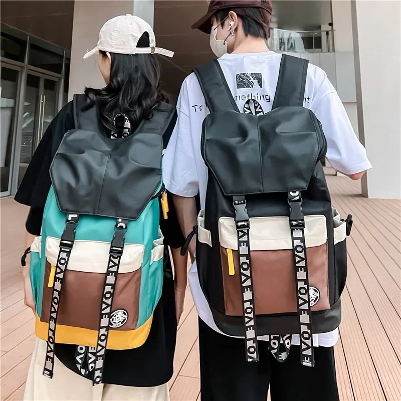 

Fashion Outdoor Backpacks School Students Male Personality Schoolbag Female Laptop Backpack Travel Backpack Mochilas Bag