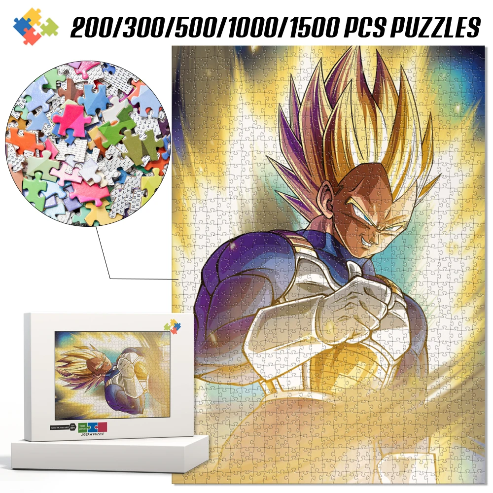 

Children Learning Educational Montessori Toy Dragon Ball Classic Anime Jigsaw Puzzles 1000 Pieces Relaxing Fun Puzzle for Adults