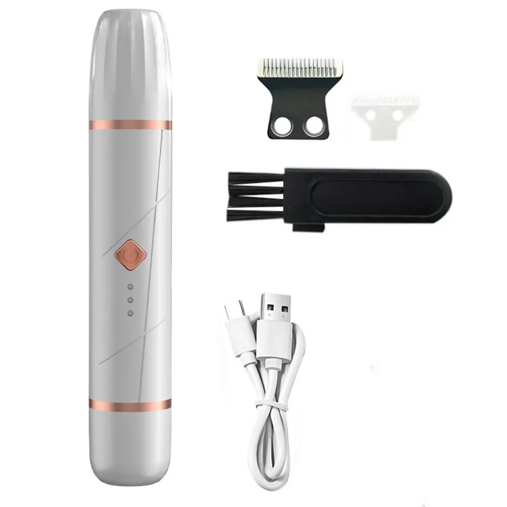 

Practical 2-in-1 Pet Dog Paw Trimmer LED USB Charging Pet Nail Grinder Low Noise Professional Dog Cat Hair Trimmer Grooming
