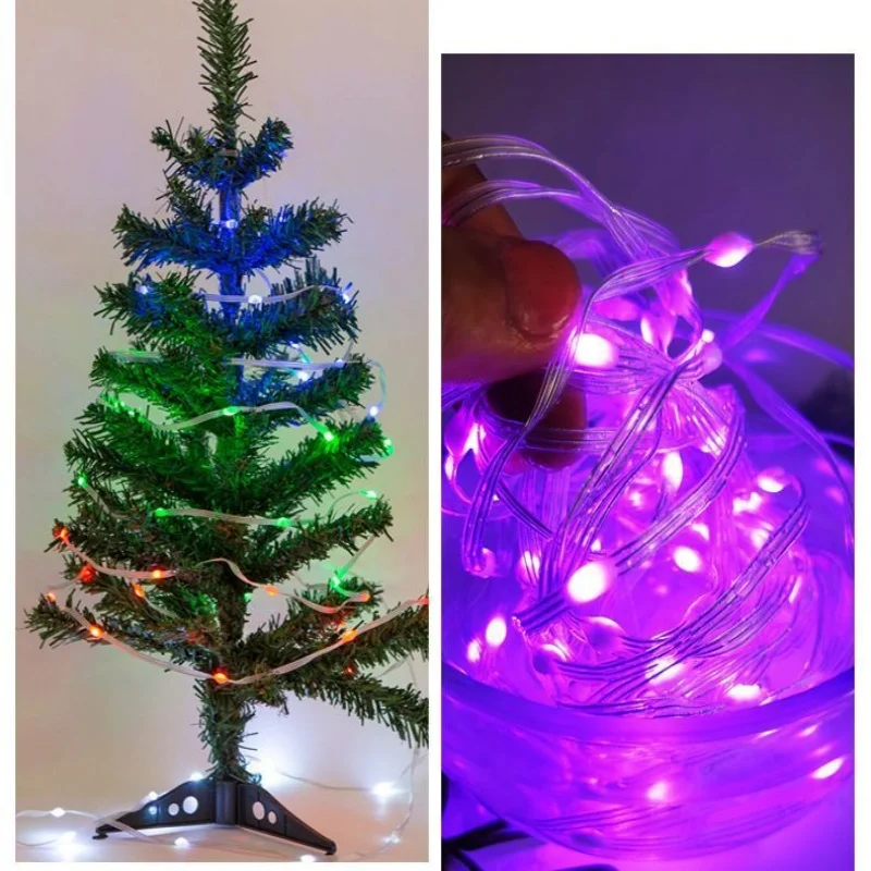 USB WS2812B Fairy Light Bluetooth LED String RGB Dream Color Addressable Party Christmas Lights Wedding Decoration Garland 5VDC