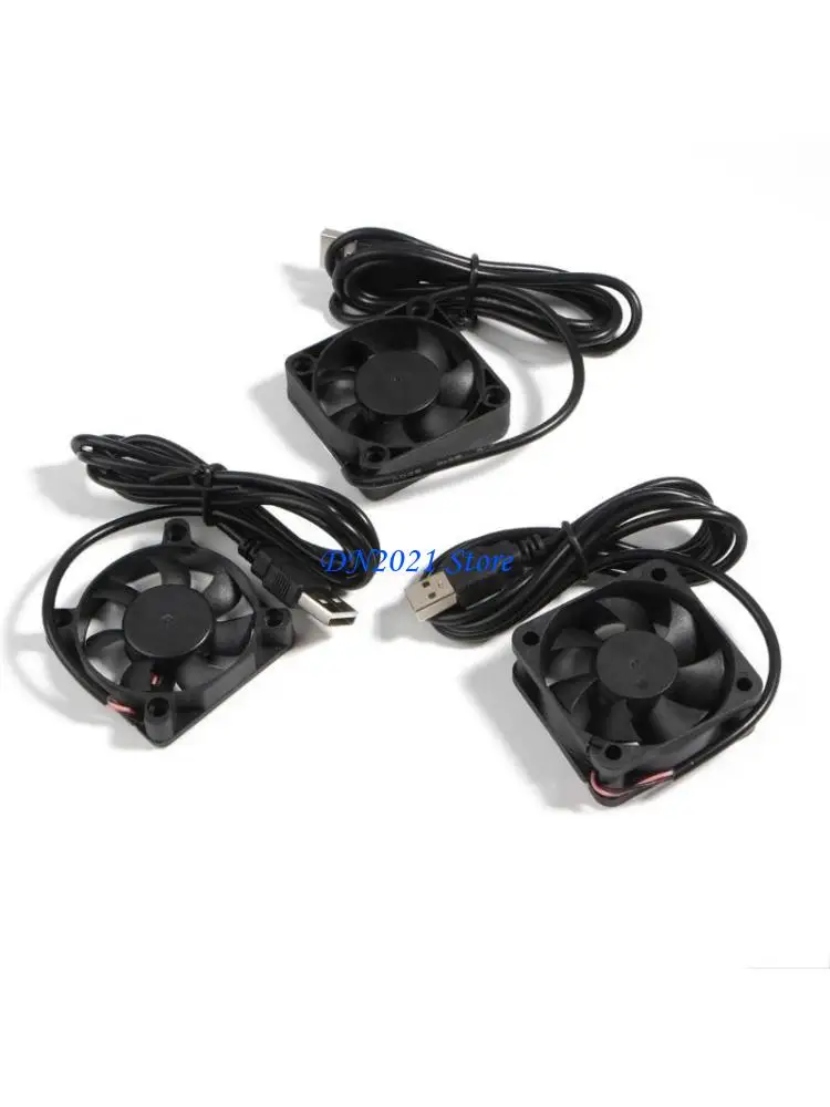 F3KE CPU Fan Cooler Heatsink Exhaust CPU Cooling Fan Replacement 4500-5500R 5x5cm