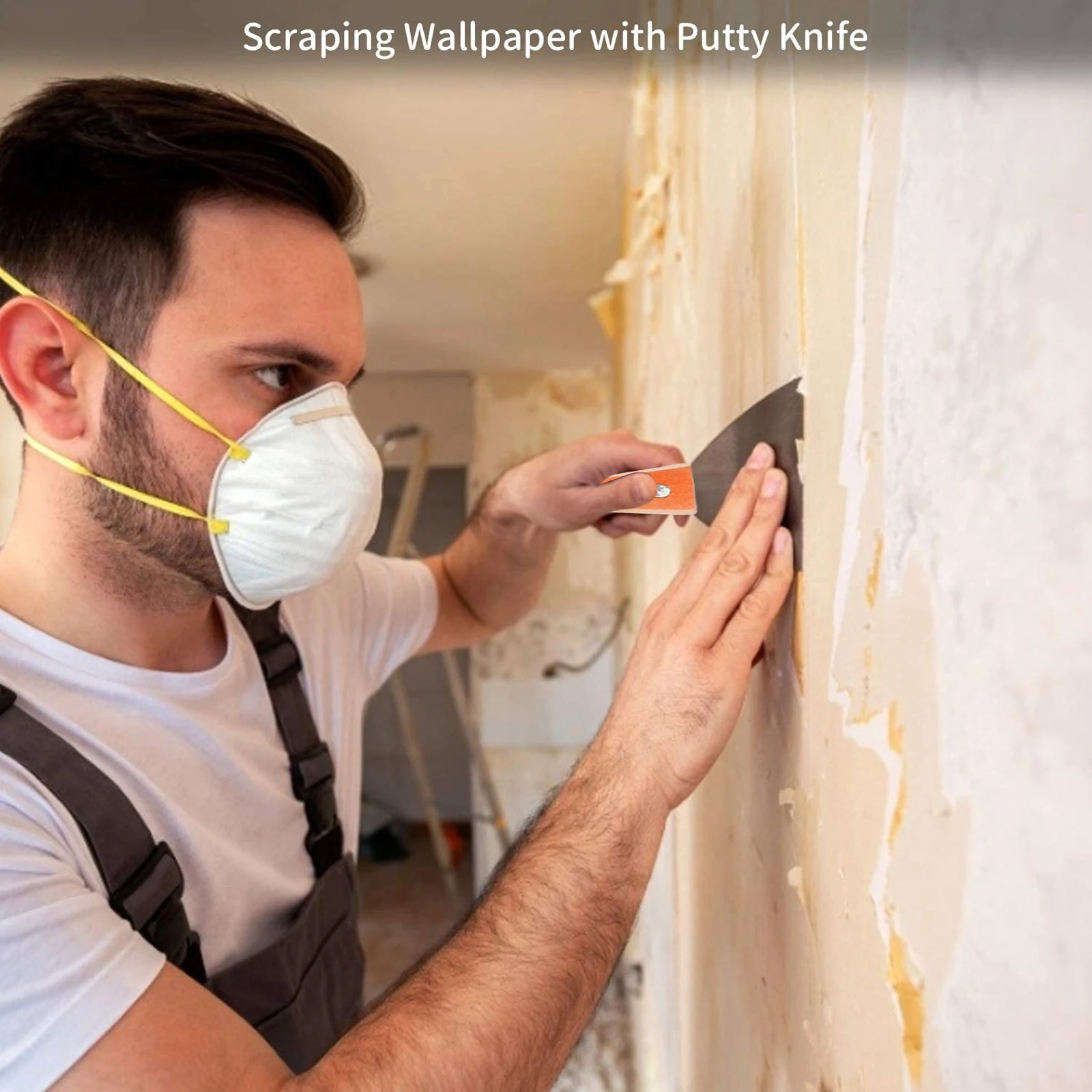 

6 pcs Wood Handle Putty Knife Stainless Steel Scraper For Home Car Repair Drywall Patching Tool Polished Blade Trowel