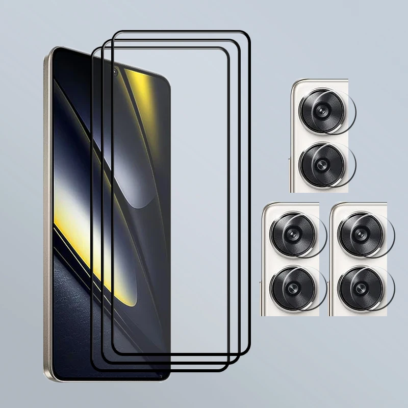 

Распродажа Защитная пленка для экрана для Xiaomi Poco F6 закаленное стекло F6 Pro Передняя защитная пленка F6 мягкая волоконная пленка для камеры