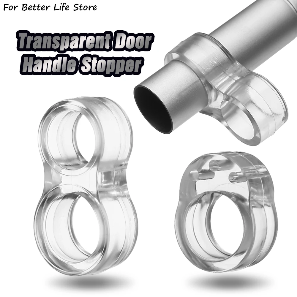 

Прозрачная дверная ручка, пробка для защиты от столкновений, 1 шт., 6 г