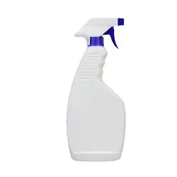 300ml 500ml 16OZ empty white pe Sprayer,platic stream bottle with trigger adjustable nozzle for 84 disinfectant alcohol detergen