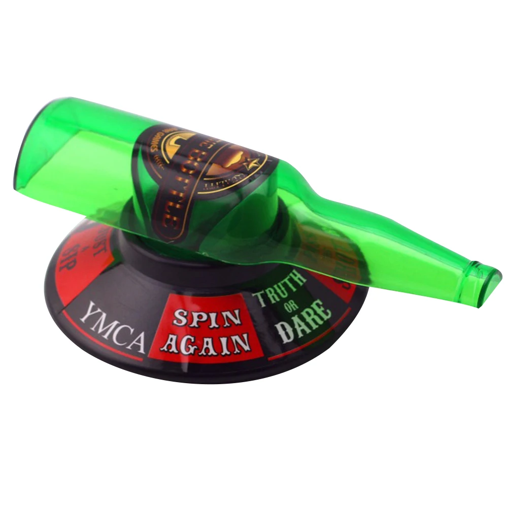 Beer Bottle Drinking Game Novelty Drinking Funny Board Game Turntable Spin Wine Bottle  for Adult Party Games