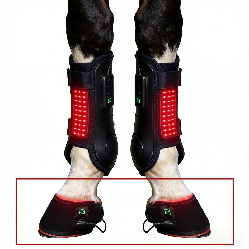 

Оптовые комплекты для светотерапии лошадей красным светом 660/850 нм с гибкой встроенной батареей для облегчения боли