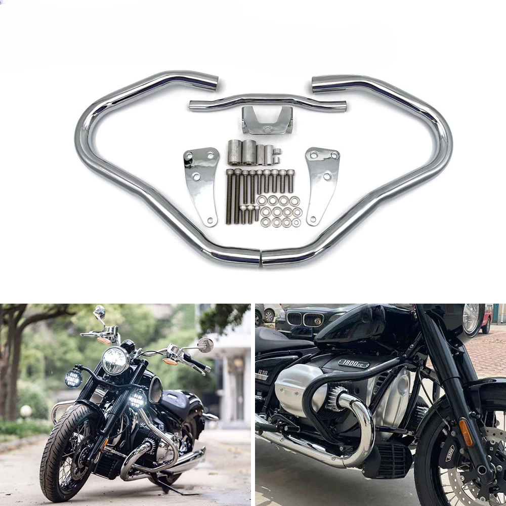 Motorcycle R 18 Engine Guard Crash Bar Bumper Protector Frame Protection For BMW R18 Classic R 18 100 Years 2020-2022 2023