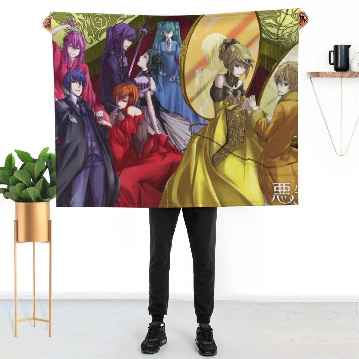 

Evillious Chronicles - VOCALOID Throw Blanket No Pilling Soft Warm Blanket for Bed