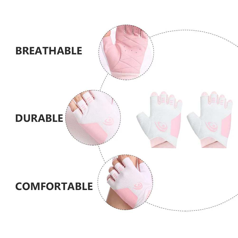 

1 Pair Breathable Half-Finger Sports Gloves Protective Fitness Cycling Gloves For Yoga Mountaineering Outdoor Activities